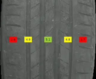 255/40 R18 + 255/40 R18 Sommerreifen Bridgestone 4-5mm DOT 4421 - 4 REIFEN - Bild 7
