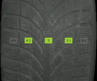 225/60 R17 WINTERREIFEN SKODA KODIAQ NS 17 ZOLL ALU KOMPLETTSATZ 4-7MM - Bild 7