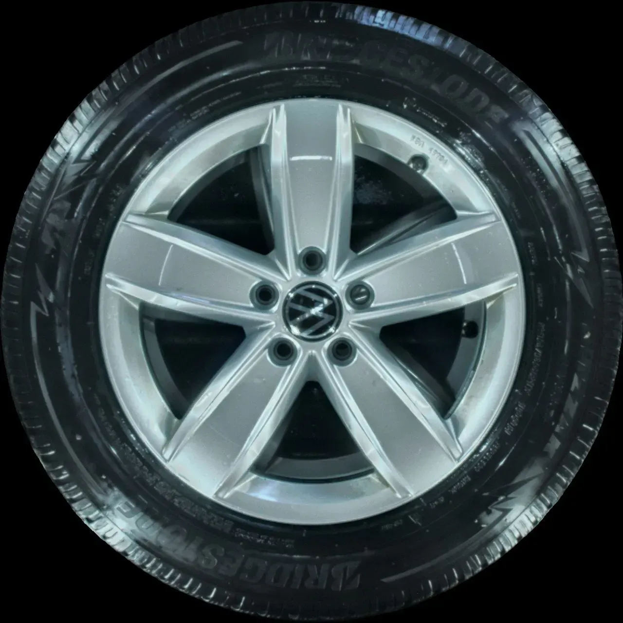 215/65 R17 103H WINTERREIFEN VW TIGUAN 5N (II) 17 ZOLL ALU KOMPLETTSATZ 4MM - Bild 1