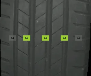 2x Sommerreifen 195/55 R16 87h Bridgestone Turanza DOT 4619 6mm - Bild 2