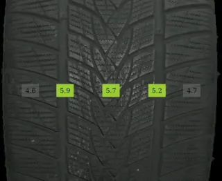 4x 245/35 R20 95V Winterreifen Tristar Snow Power uhp 6,57mm DOT 3419 - Bild 3