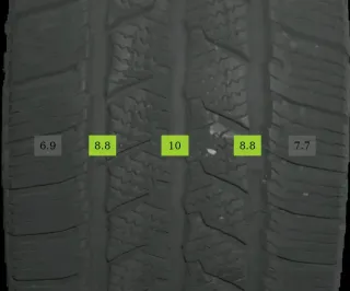 4x 215/65 R16 109R Winterreifen Continental VanContact 5-8mm DOT 3324 - Bild 1