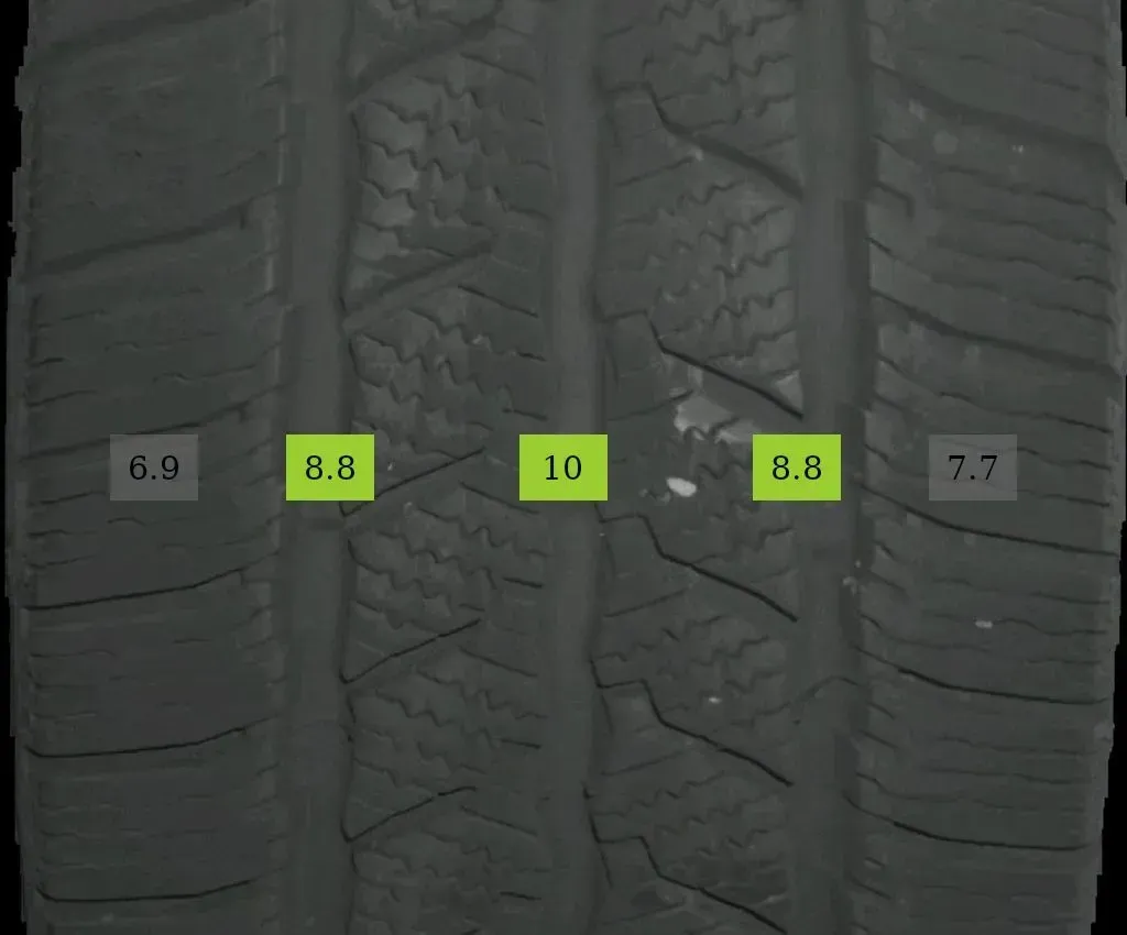 4x 215/65 R16 109R Winterreifen Continental VanContact 5-8mm DOT 3324 - Bild 1