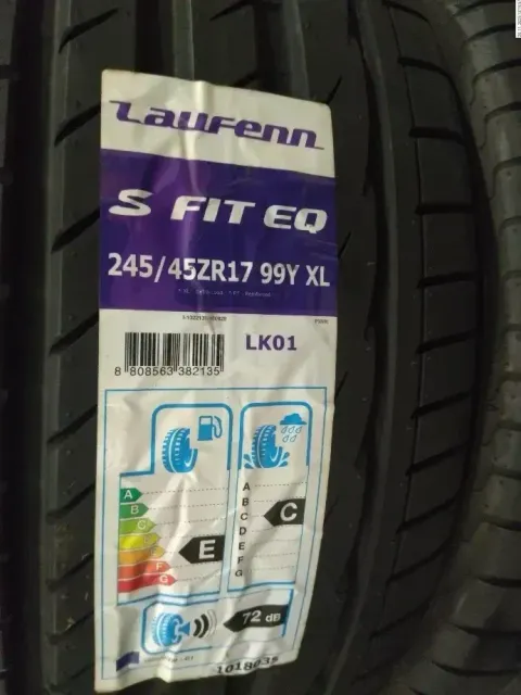 Background image for 4x 245/45 R17 99Y Sommerreifen Laufenn S Fit EQ 6-7mm DOT 1218