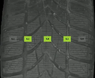 225/50 R17 WINTERREIFEN AUDI A5 8W 17 ZOLL ALUMINIUM KOMPLETTSATZ 4-7MM - Bild 6