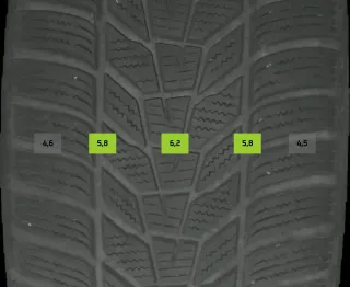 235/50 R19 103V WINTERREIFEN VW TIGUAN 5N (II) 19 ZOLL ALU KOMPLETTSATZ 5MM - Bild 6
