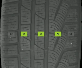 235/55 R18 104H WINTERREIFEN VW TIGUAN 5N 18 ZOLL ALU KOMPLETTSATZ 5NA601025AQ - Bild 5