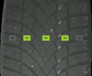 205/50 R17 93H WINTERREIFEN VW GOLF 8 VIII 17 ZOLL ALU KOMPLETTSATZ 5-6MM - Bild 6