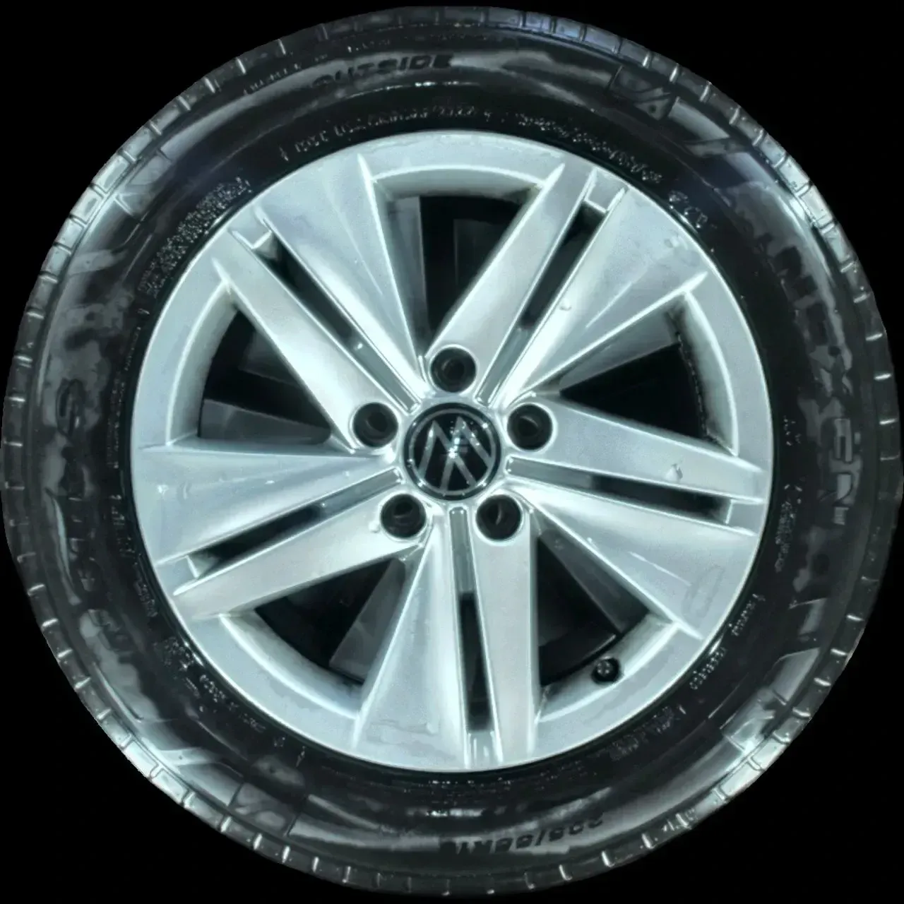 205/55 R16 91V SOMMERREIFEN VW GOLF 8 VIII 16 ZOLL ALU KOMPLETTSATZ 5H0601025 - Bild 1