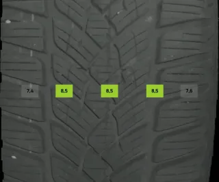 205/55 R16 91H WINTERREIFEN VW GOLF 8 VIII 16 ZOLL STAHL KOMPLETTSATZ 7-8MM - Bild 5