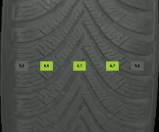 205/60 R16 92H WINTERREIFEN VW T-ROC 16 ZOLL STAHL KOMPLETTRÄDER 5Q0601027CJ/CK - Bild 6