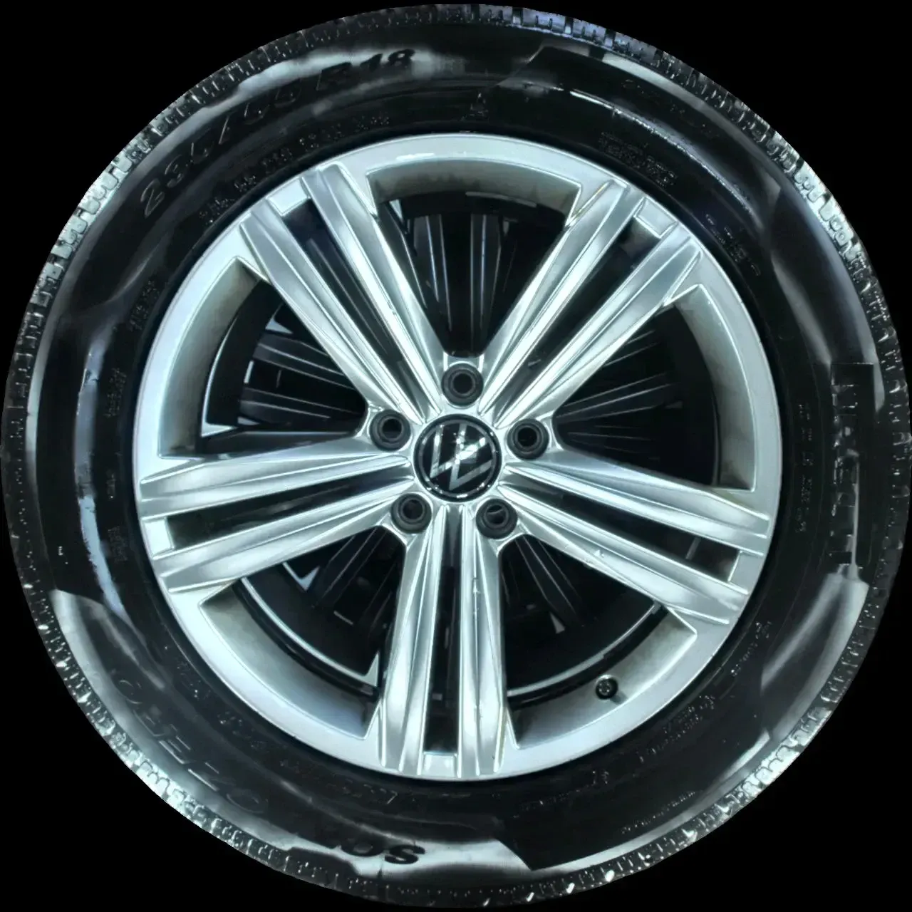 235/55 R18 104H WINTERREIFEN VW TIGUAN 5N 18 ZOLL ALU KOMPLETTSATZ 5NA601025M - Bild 1
