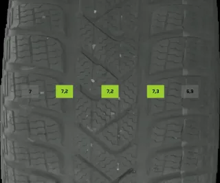 215/60 R16 95H WINTERREIFEN VW PASSAT 3C 16 ZOLL STAHL KOMPLETTSATZ 6-7MM 6-7MM - Bild 6