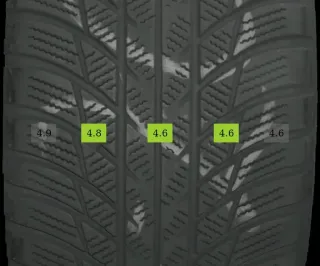 2x 215/55 R17 94V Winterreifen Bridgestone Blizzak 4mm DOT 3322 - Bild 1