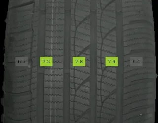 4x 235/55 R19 100V Winterreifen Imperial ICE-Plus S210 7mm DOT 1525 - Bild 1