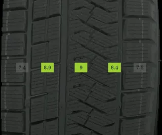 4x 225/55 R18 102V Winterreifen Triangle Snowlink 8mm DOT 3224 - Bild 4