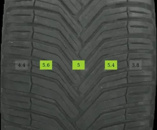 4x 235/55 R18 104V Ganzjahrreifen Michelin CrossClimate 4-6mm DOT 3021 - Bild 1