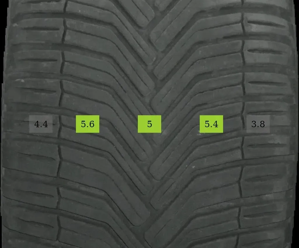 4x 235/55 R18 104V Ganzjahrreifen Michelin CrossClimate 4-6mm DOT 3021 - Bild 1