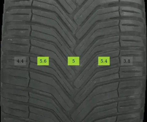 Background image for 4x 235/55 R18 104V Ganzjahrreifen Michelin CrossClimate 4-6mm DOT 3021