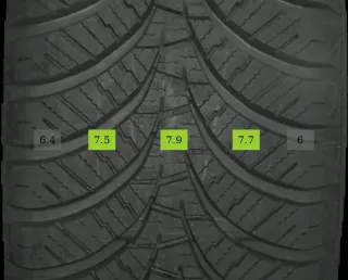 2x 215/65 R16 98H Ganzjahrreifen Falken Euroallseason 7mm DOT 0123 - Bild 2