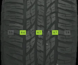 4x 225/55 R18 98H Winterreifen Yokohama Geolandar A/T  8mm DOT 1924 - Bild 1
