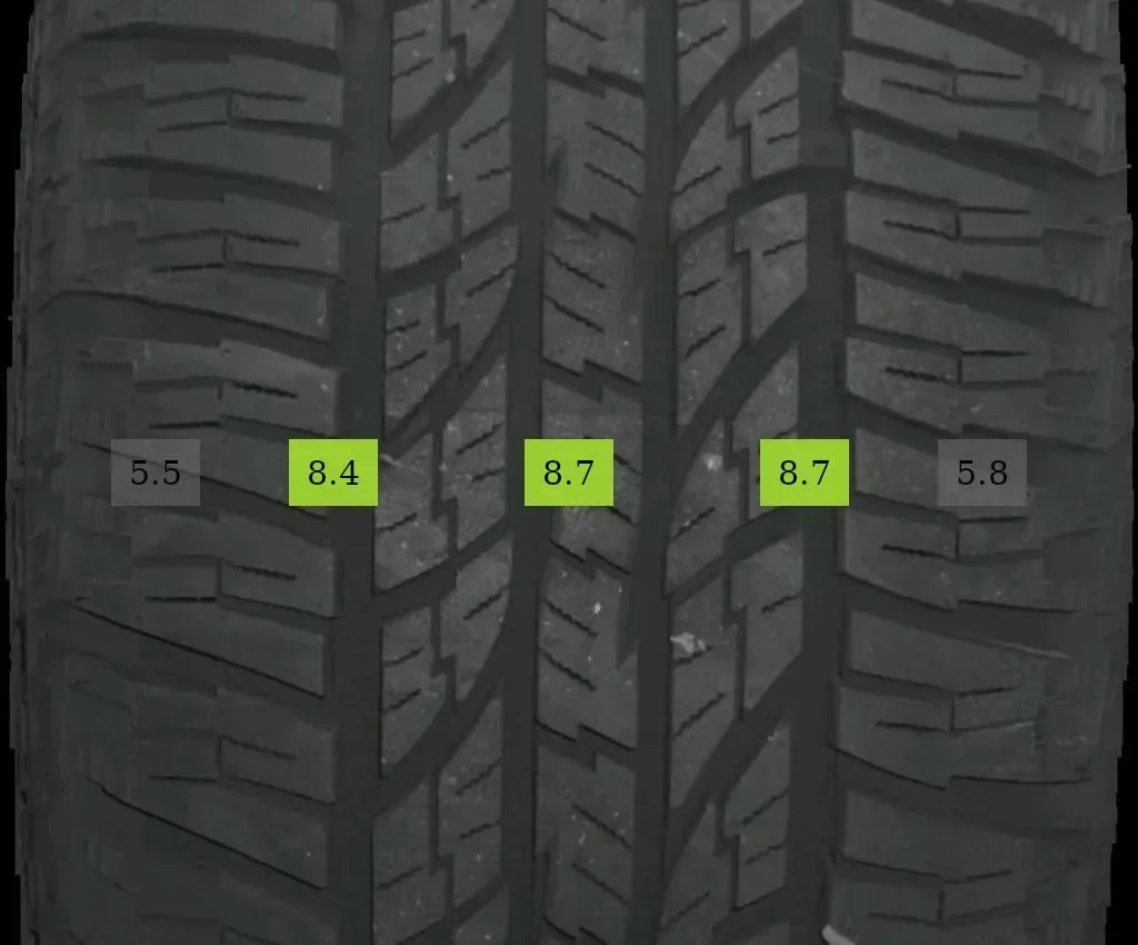 4x 225/55 R18 98H Winterreifen Yokohama Geolandar A/T  8mm DOT 1924 - Bild 1