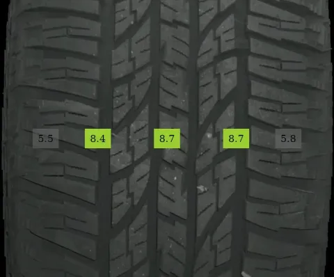 Background image for 4x 225/55 R18 98H Winterreifen Yokohama Geolandar A/T  8mm DOT 1924
