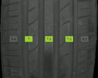 4x 215/45 R18 93Y Sommerreifen Goodride Sport SA-37 7,06mm DOT 1921 - Bild 4