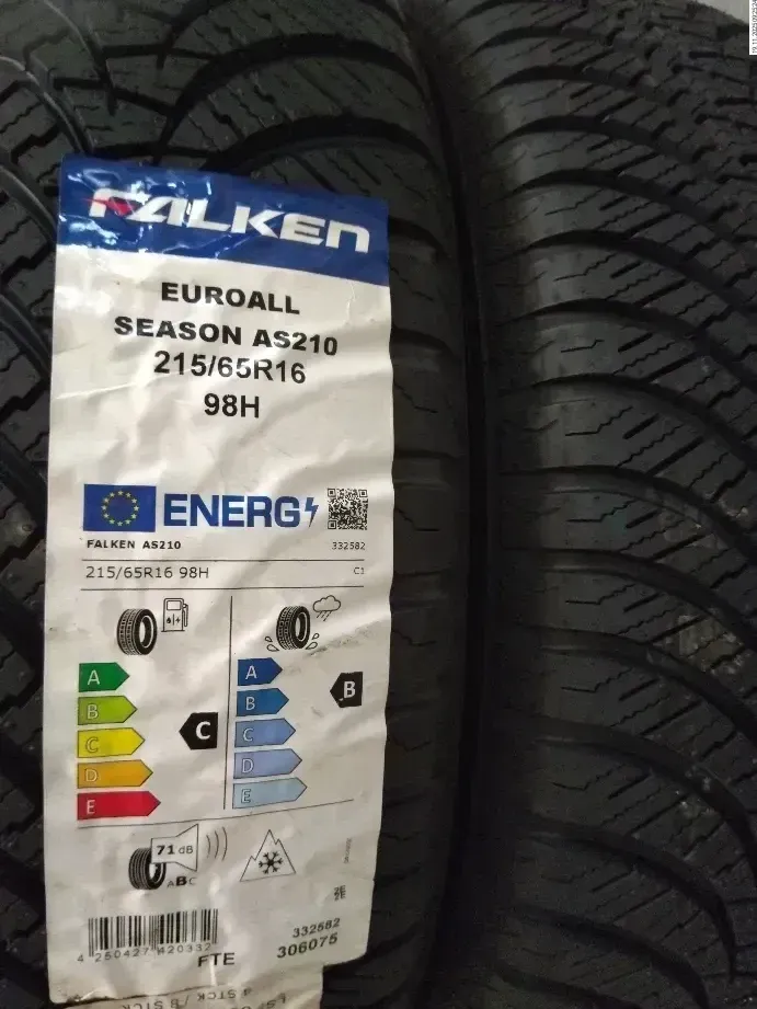 2x 215/65 R16 98H Ganzjahrreifen Falken Euroallseason 7mm DOT 0123 - Bild 1