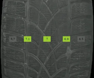 225/50 R18 WINTERREIFEN AUDI Q3 8U 18 ZOLL ALUFELGEN KOMPLETTSATZ 6-7MM - Bild 5