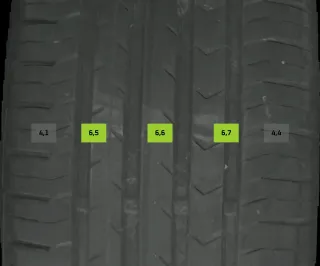 4X SOMMERREIFEN 215/55 R17 94W CONTINENTAL PREMIUMCONTACT5 4-6MM - Bild 1