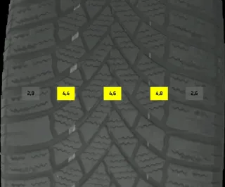 205/50 R17 93H WINTERREIFEN VW GOLF 8 VIII 17 ZOLL ALU KOMPLETTSATZ 4-5MM - Bild 8
