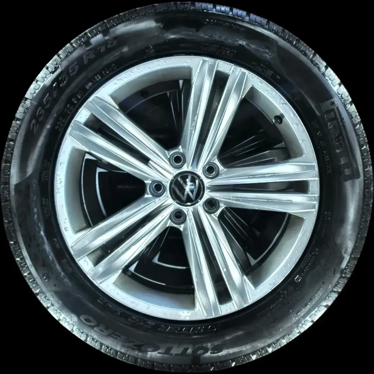 235/55 R18 104H WINTERREIFEN VW TIGUAN 5N (II) 18 ZOLL ALU KOMPLETTSATZ 4.97 6.6 - Bild 1