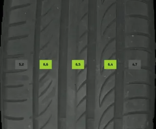 225/50 R17 98Y GANZJAHR /-SOMMERREIFEN AUDI A4 8W 17 ZOLL ALU KOMPLETTSATZ 6MM - Bild 6