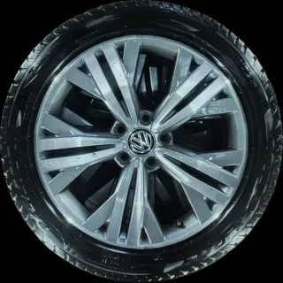 245/45 R18 96V WINTERREIFEN VW PASSAT 3G ALLT 18 ZOLL ALU KOMPLETTSATZ 4.44 4.14 - Bild 1
