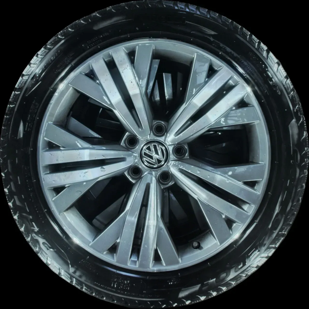 245/45 R18 96V WINTERREIFEN VW PASSAT 3G ALLT 18 ZOLL ALU KOMPLETTSATZ 4.44 4.14 - Bild 1