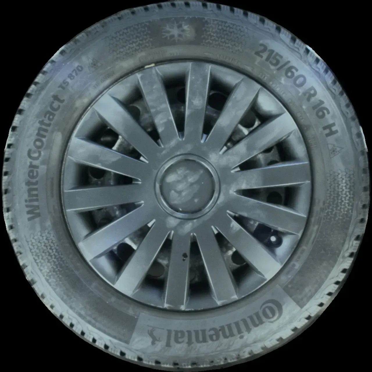 215/60 R16 95H WINTERREIFEN VW PASSAT 3C 16 ZOLL STAHL KOMPLETTSATZ 6-7MM - Bild 1