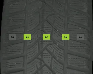 205/55 R16 91H WINTERREIFEN VW GOLF 8 VIII 16 ZOLL ALU KOMPLETTSATZ 5-6MM - Bild 6