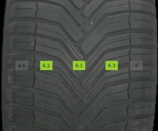 4x 235/55 R18 104V Ganzjahrreifen Michelin CrossClimate 4-6mm DOT 3021 - Bild 2