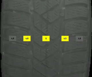 225/45 R18 95H WINTERREIFEN C-KLASSE W205 18 ZOLL ALUMINIUM KOMPLETTSATZ 4MM - Bild 7