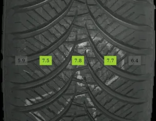 2x 215/65 R16 98H Ganzjahrreifen Falken Euroallseason 7mm DOT 0123 - Bild 3