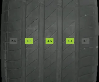 2x 225/55 R18 102V Sommerreifen Michelin Primacy 4 4-5mm DOT 0421 - Bild 2