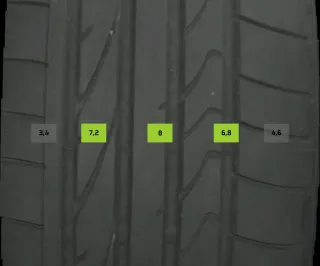 4x Sommerreifen 235/45 R20 96W Bridgestone Dueler HP 4-6mm - Bild 1