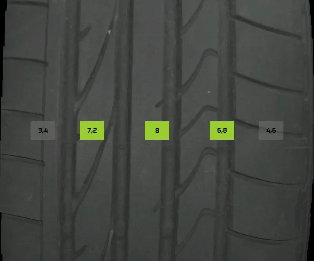 4x Sommerreifen 235/45 R20 96W Bridgestone Dueler HP 4-6mm - Bild 1