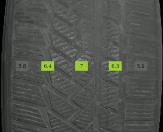 4x 235/45 R20 100V Winterreifen Continental Wintercontact 6-7mm DOT 5121 - Bild 3