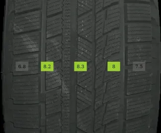 4x 245/50 R18 104V Winterreifen Tourador Winter 7-8mm DOT 3023 - Bild 3