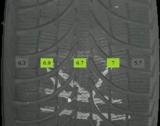 225/60 R17 WINTERREIFEN SKODA KODIAQ NS 17 ZOLL ALU KOMPLETTSATZ 4-7MM - Bild 6