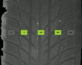 205/60 R17 93H WINTERREIFEN BMW X1 F48 17 ZOLL ALUMINIUM KOMPLETTSATZ 5MM - Bild 8