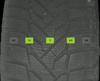 205/55 R16 91H WINTERREIFEN VW GOLF 8 VIII 16 ZOLL STAHL KOMPLETTSATZ 4-7MM MM - Bild 5
