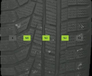 215/55 R17 WINTERREIFEN SKODA KAROQ NU7 17 ZOLL ALUMINIUM KOMPLETTSATZ 57A601025 - Bild 5